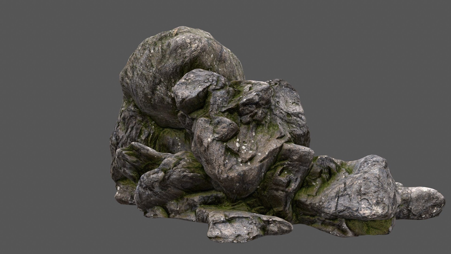 scull cave 36 Low-poly 3D model_6