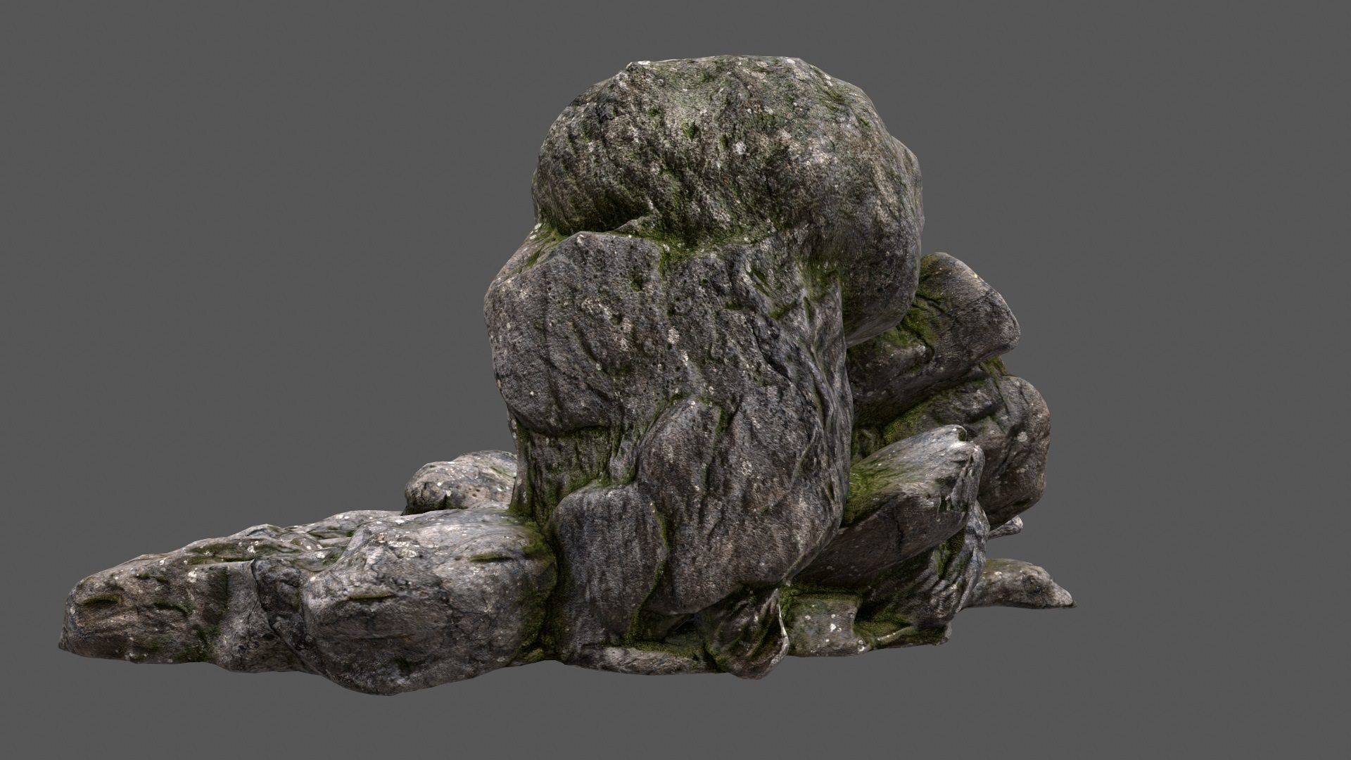 scull cave 36 Low-poly 3D model_8