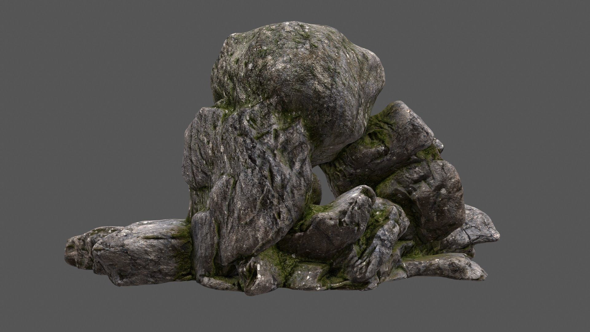 scull cave 36 Low-poly 3D model_9