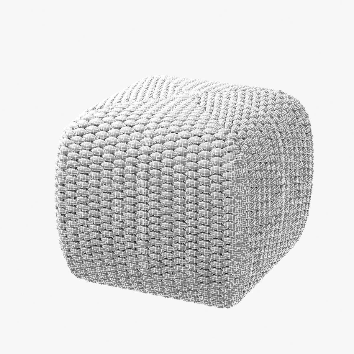 paola lenti tide pouf 3D model_6
