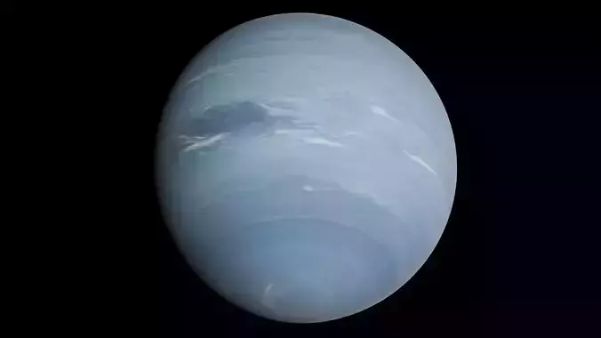Neptune 16K Photorealistic Low-poly 3D model
