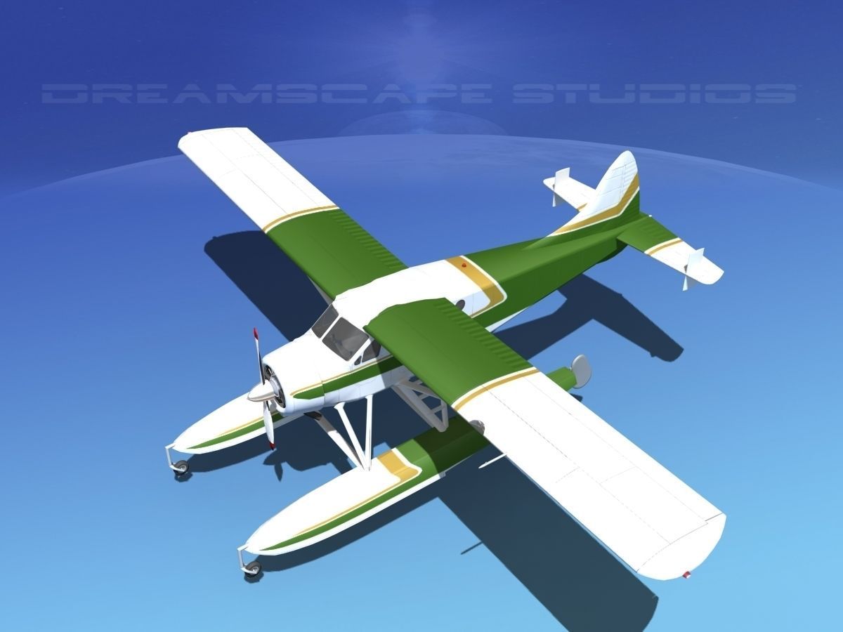 Dehavilland DHC-2 Beaver V05 3D model_10