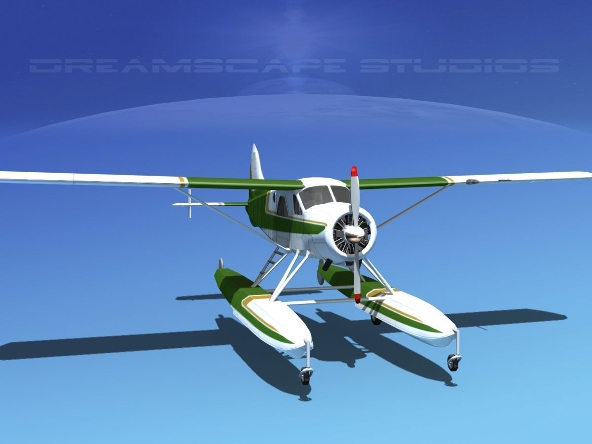 Dehavilland DHC-2 Beaver V05 3D model_2
