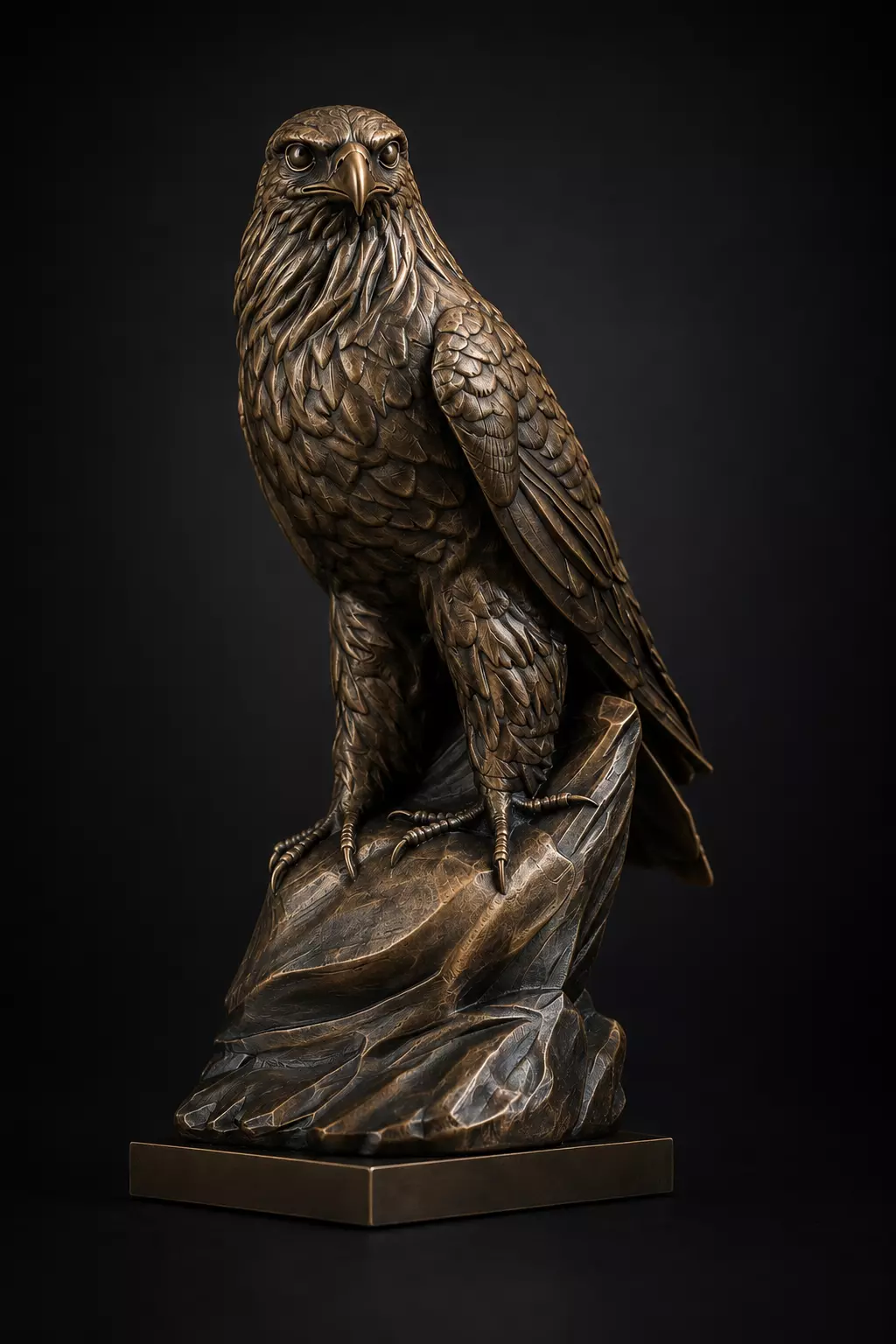 Eagle on Rock STL 3D model
