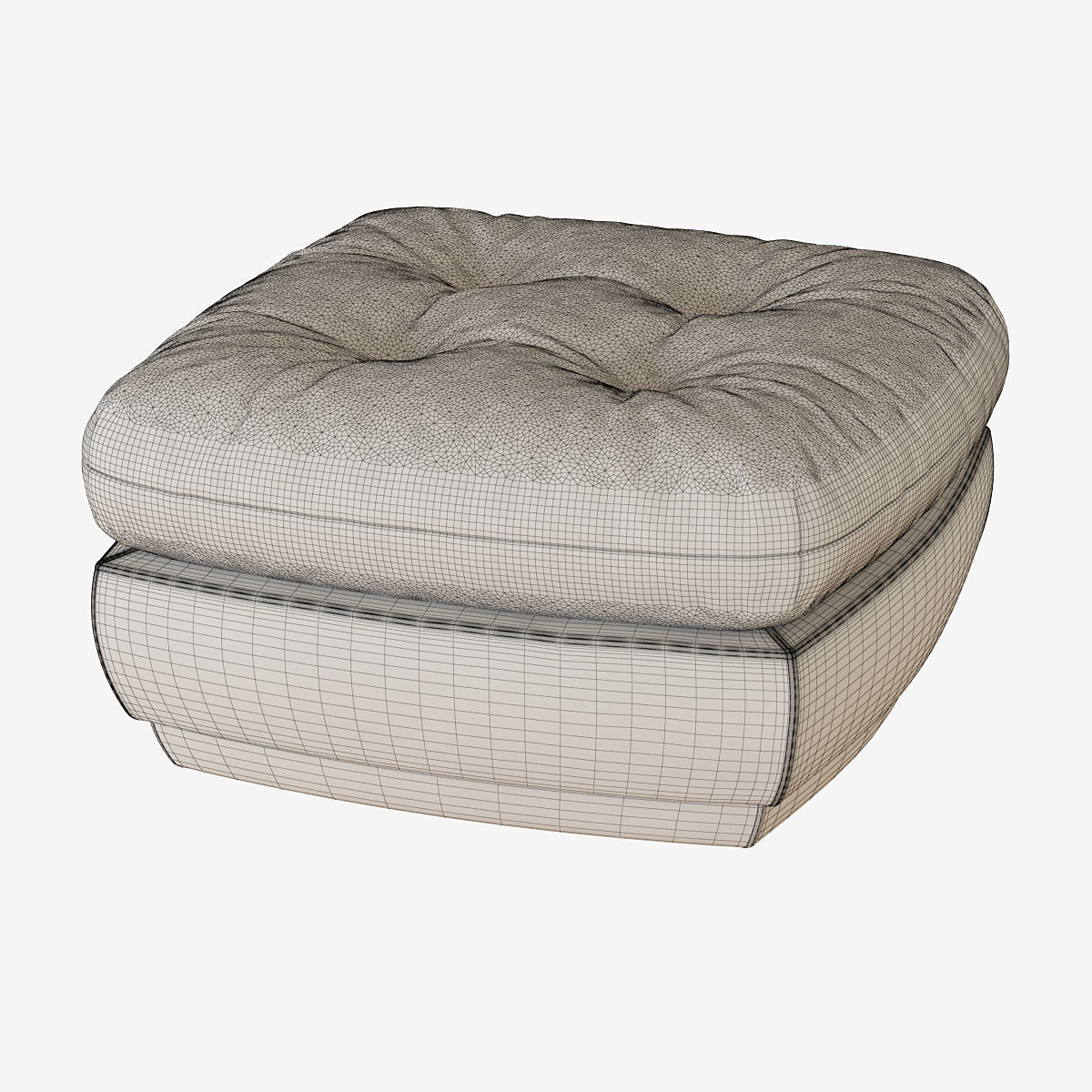 Pouf Malibu 3D model_5