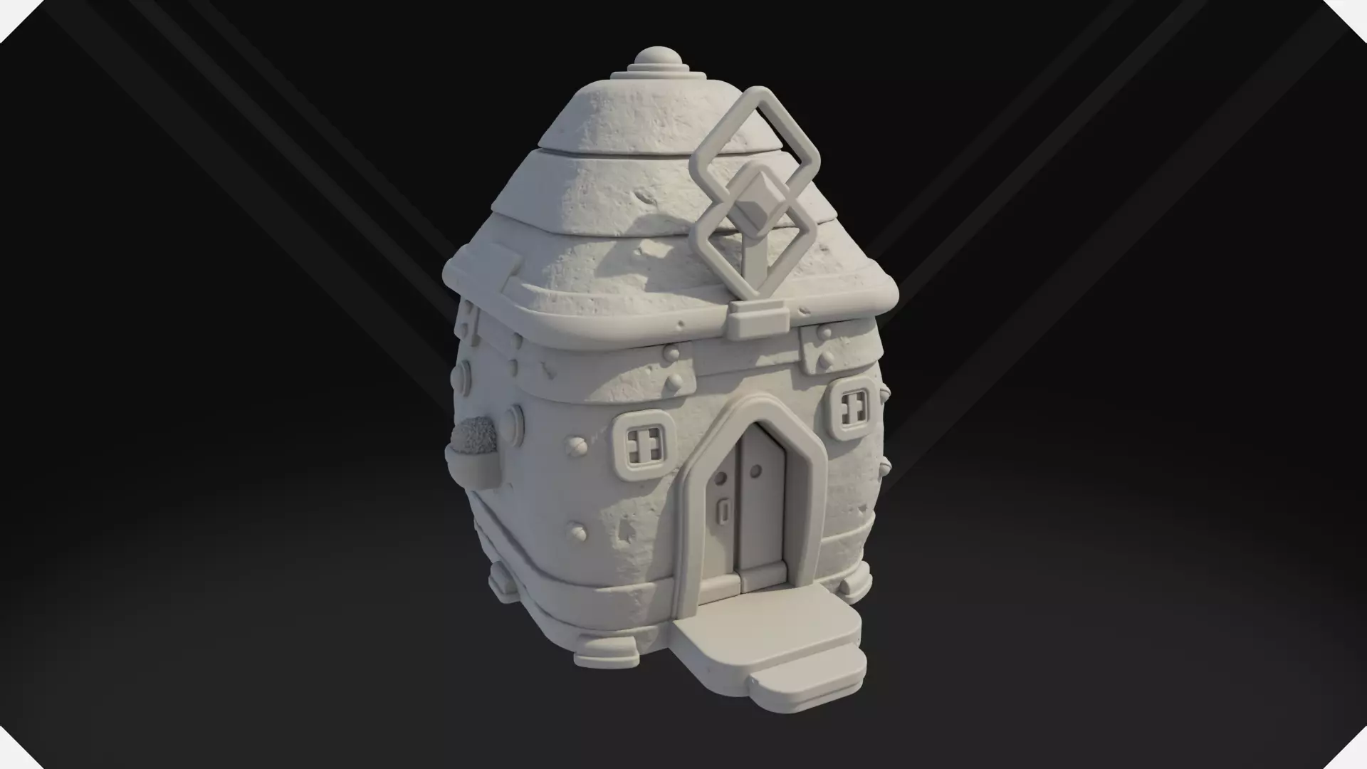 Artifact Exchange Kiosk Sci-fi Fantasy 3D print model