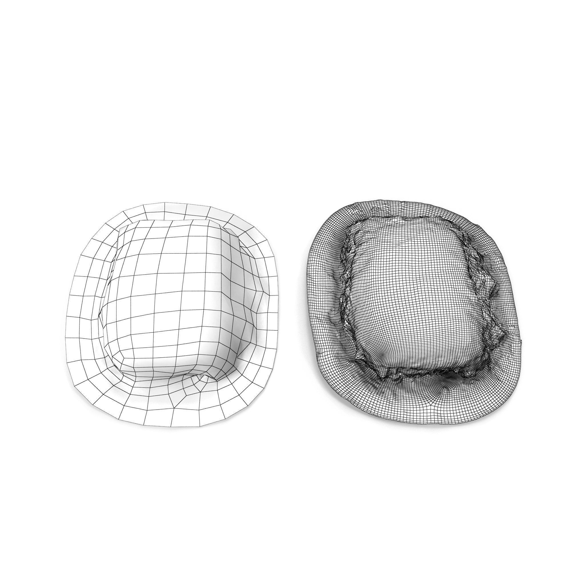 Seaweed Rock - High and Low Poly Versions Low-poly 3D model_8