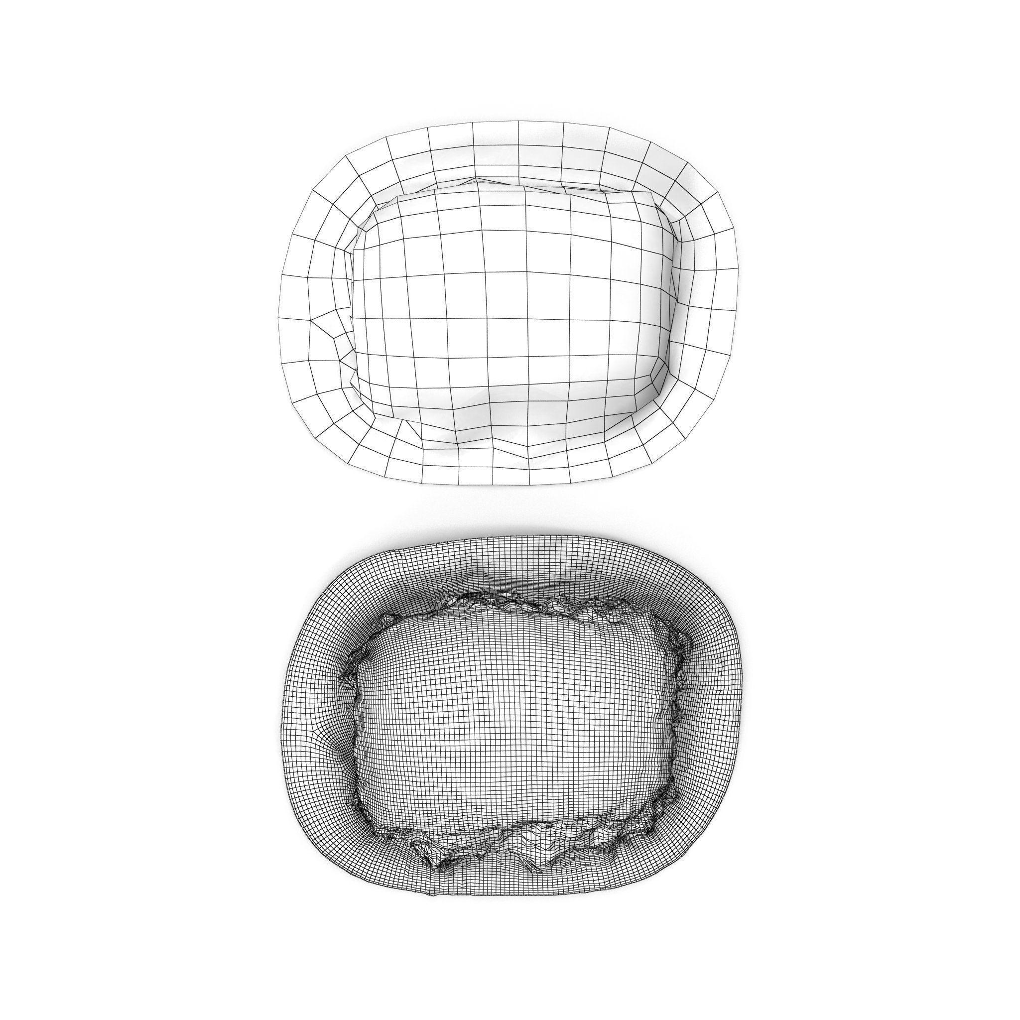 Seaweed Rock - High and Low Poly Versions Low-poly 3D model_11