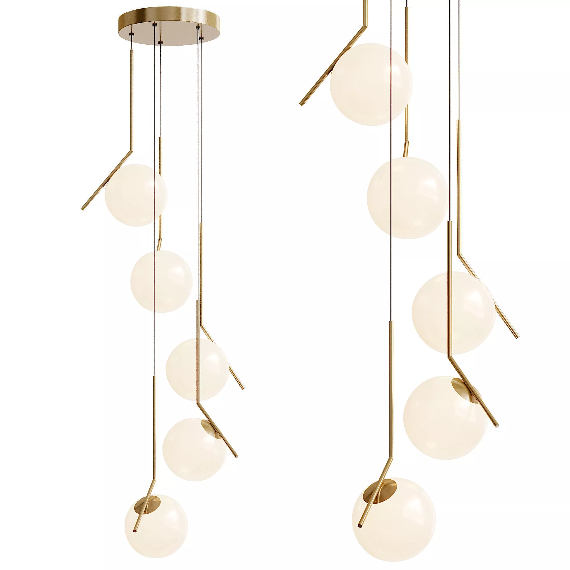 Minimalist Pendant Lights 3D model