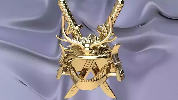 Samurai Helmet-Custom 3D print model