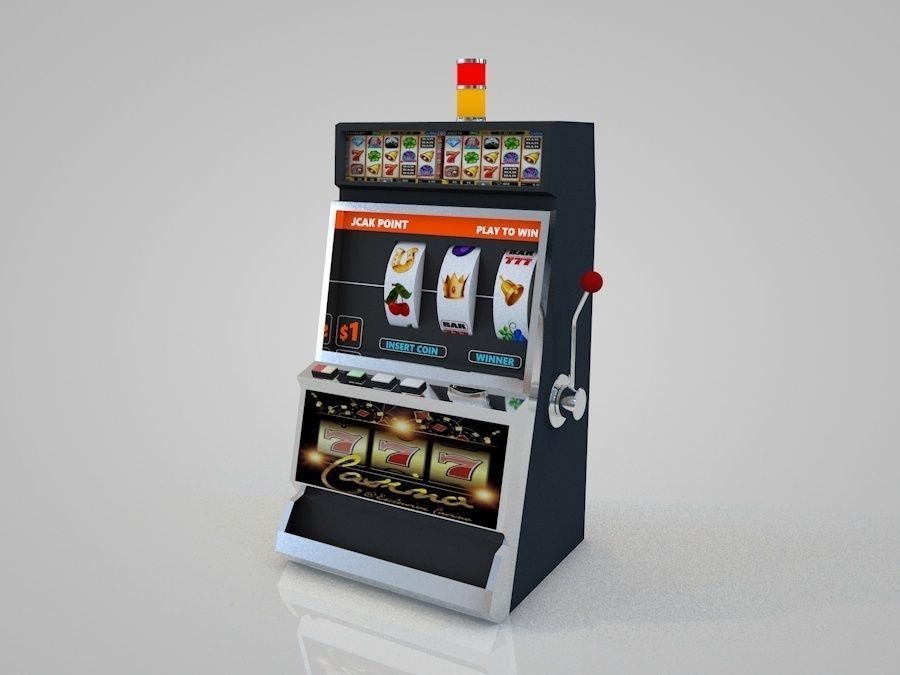 Slot machine 3D model_1