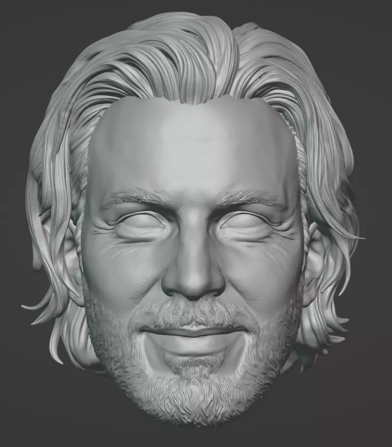 Steve Rogers Smiling Head - Avengers Doomsday 3D print model