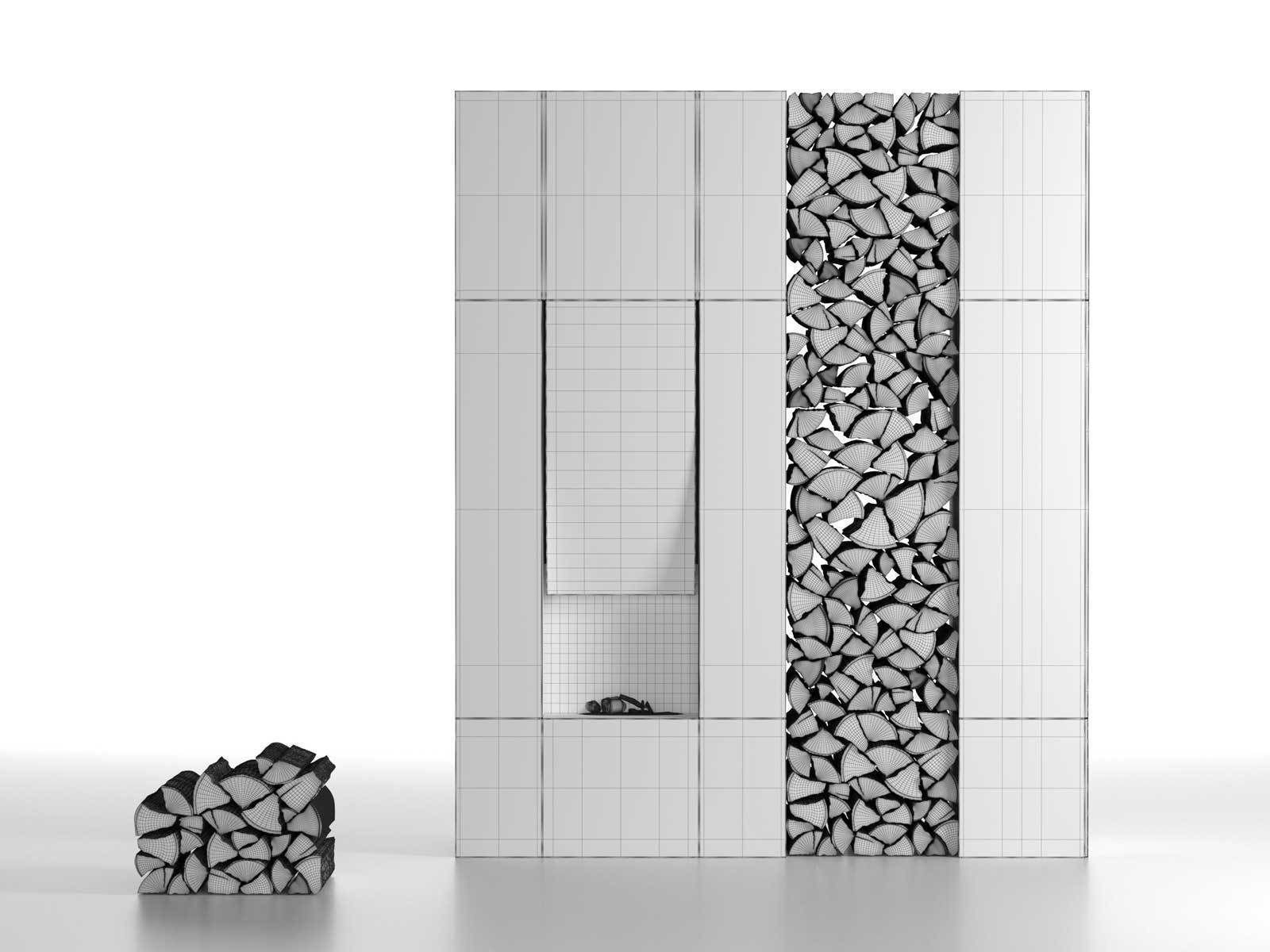 IL Canto Del Fuoco Fireplace 3D model_2