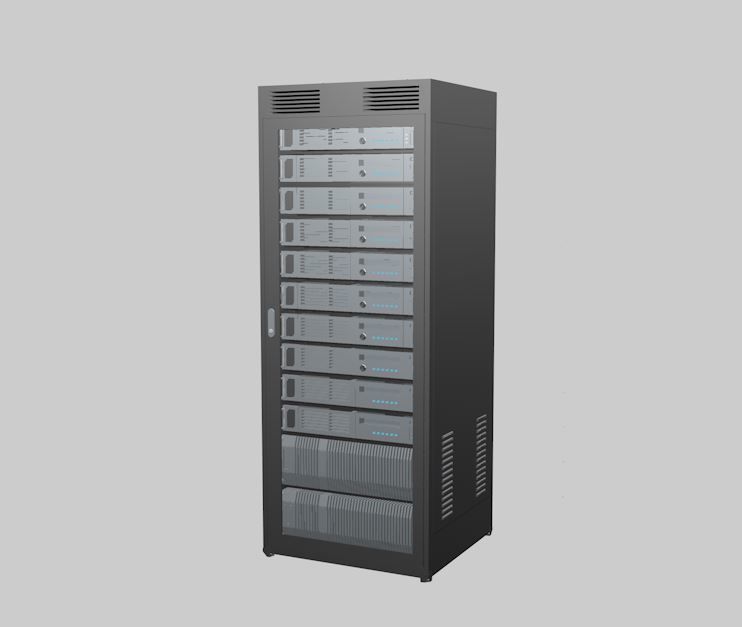 Data Server Rack 3D model_1