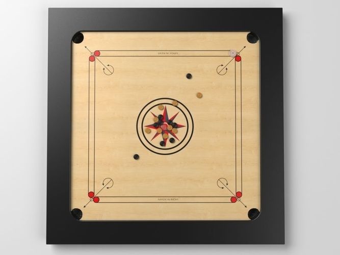 carrom board framed art 3D model