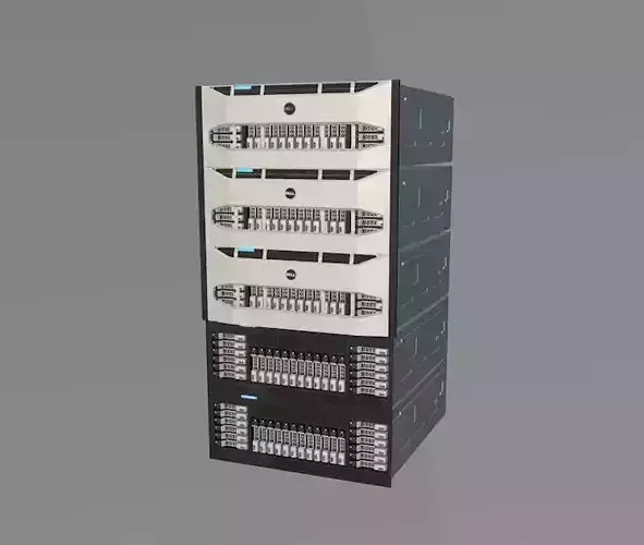 Data Server Rack  Dell Powedge