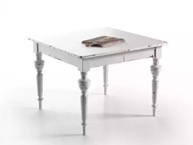 White Vintage Table