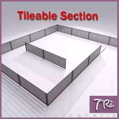 FENCE NOVE TILEABLE 3D model