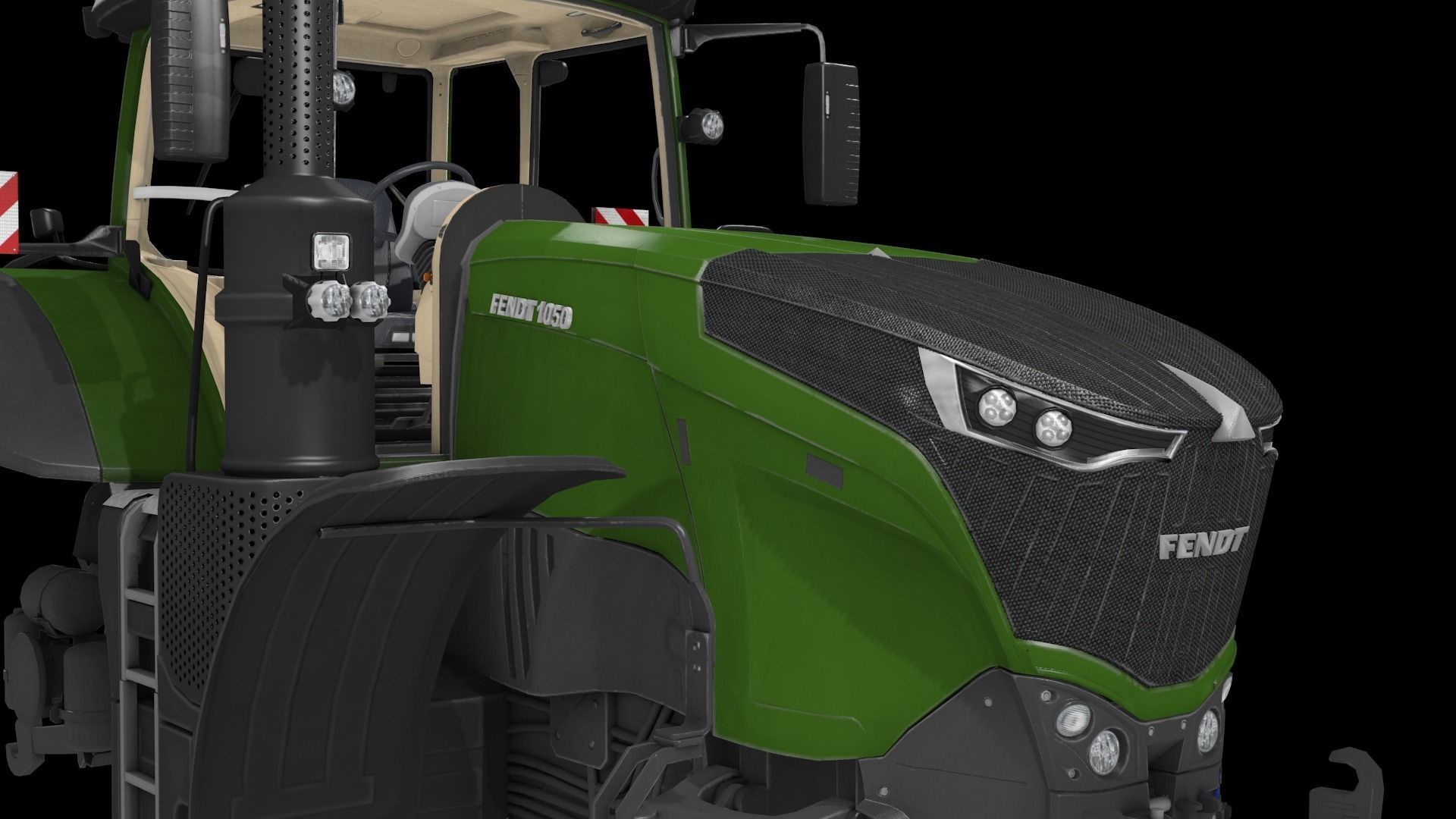 Fendt 1050 Vario Low-poly 3D model_15
