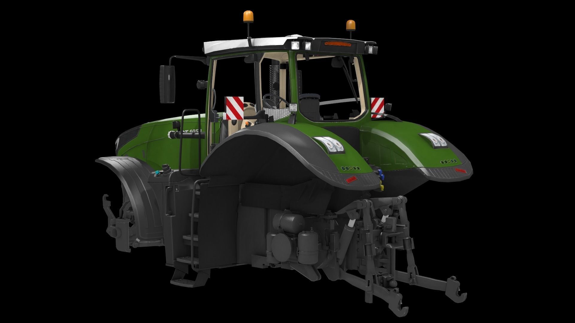 Fendt 1050 Vario Low-poly 3D model_11