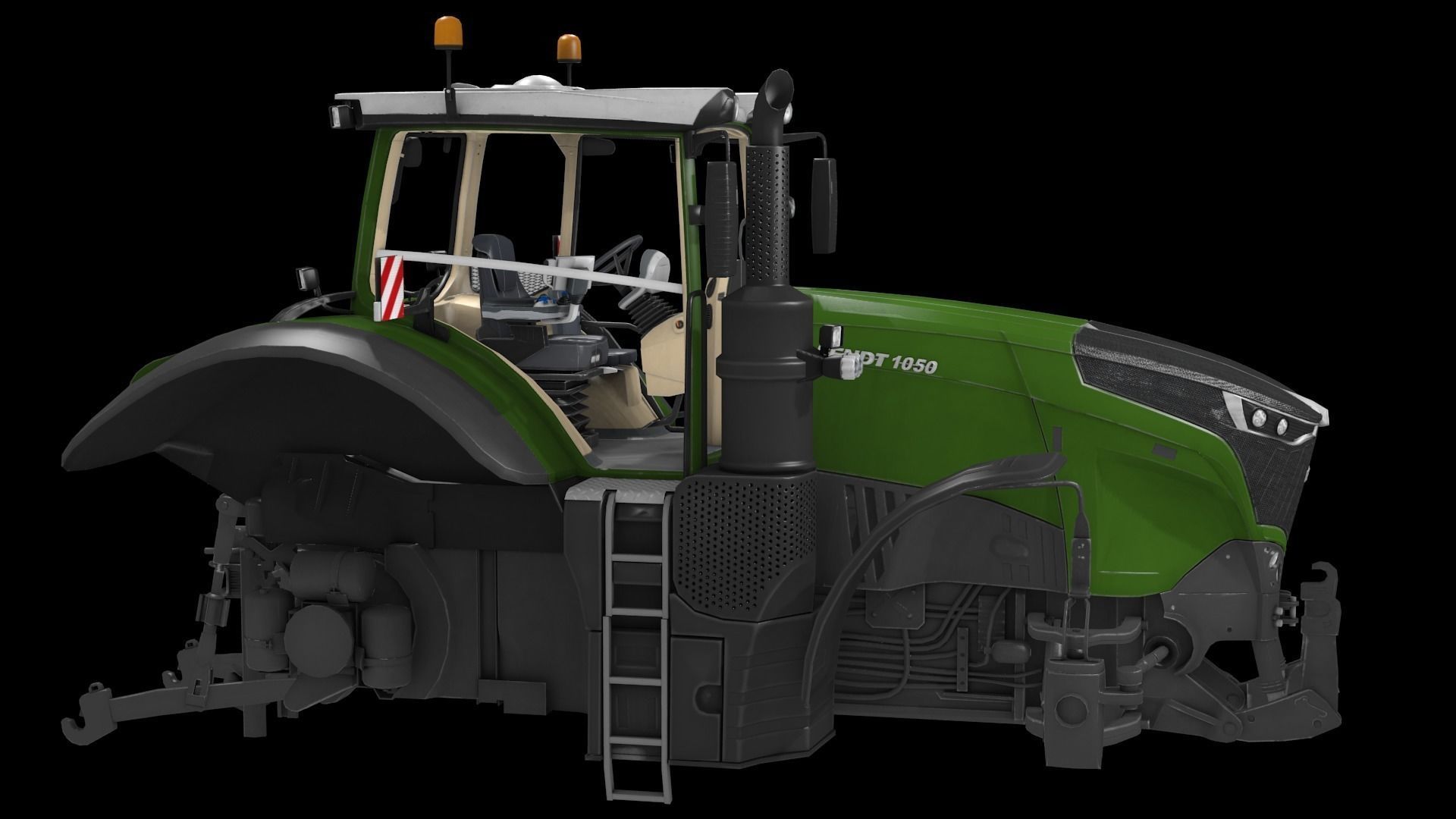 Fendt 1050 Vario Low-poly 3D model_12