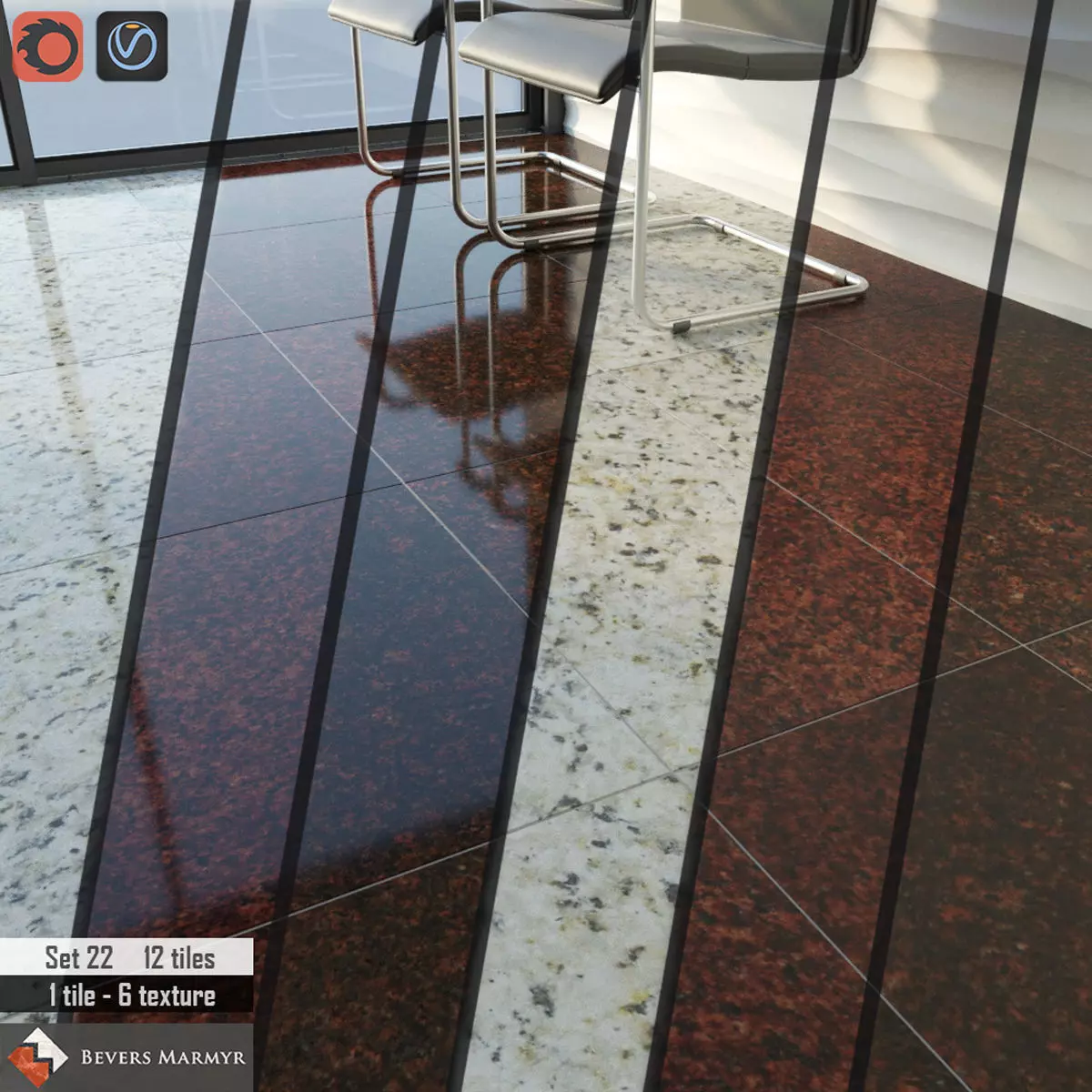 Bevers Marmyr Set 3D model_0