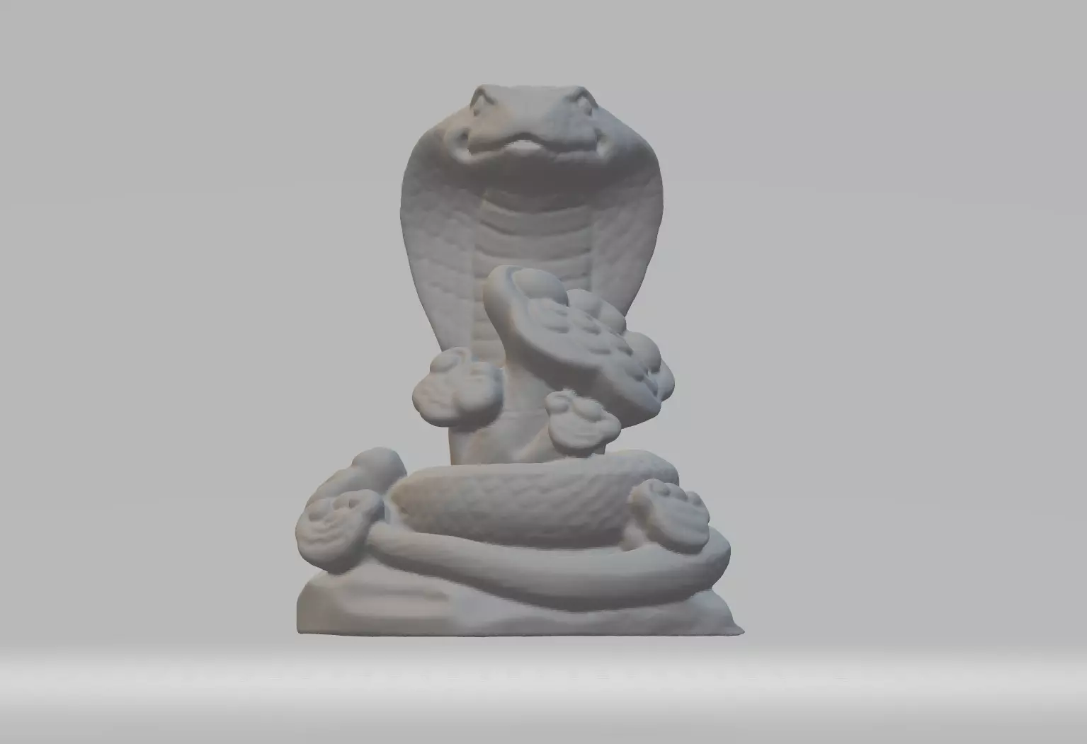 Chinese Zodiac - THE Snake - 12 Animal Designations 3D Model 3D print model