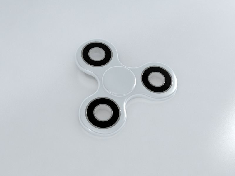 8 Spinner Fidget Widget - Pack 03 3D model_2