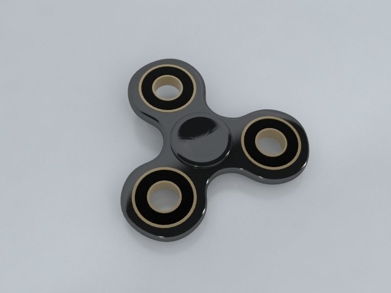 8 Spinner Fidget Widget - Pack 03 3D model_1