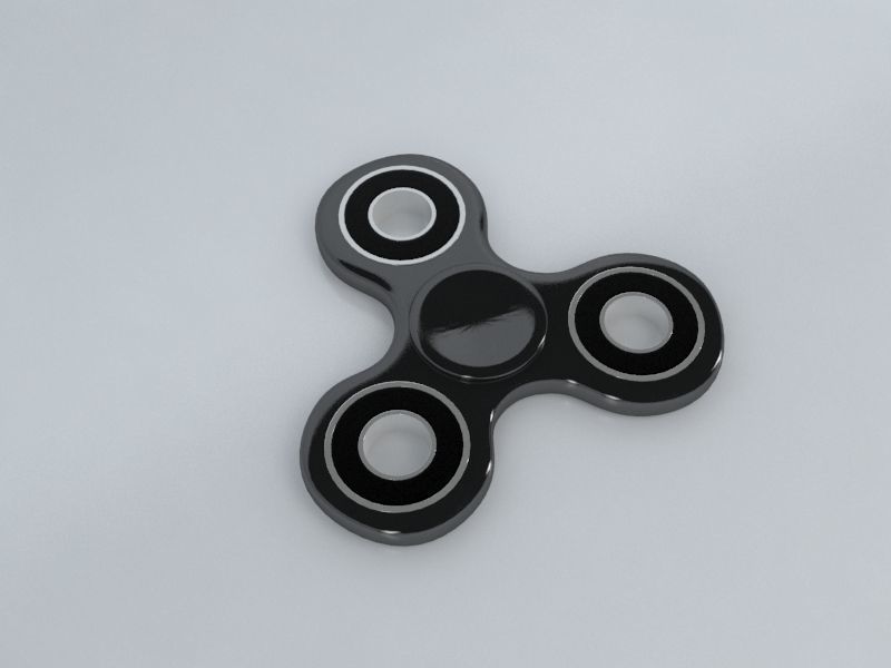 8 Spinner Fidget Widget - Pack 03 3D model_3