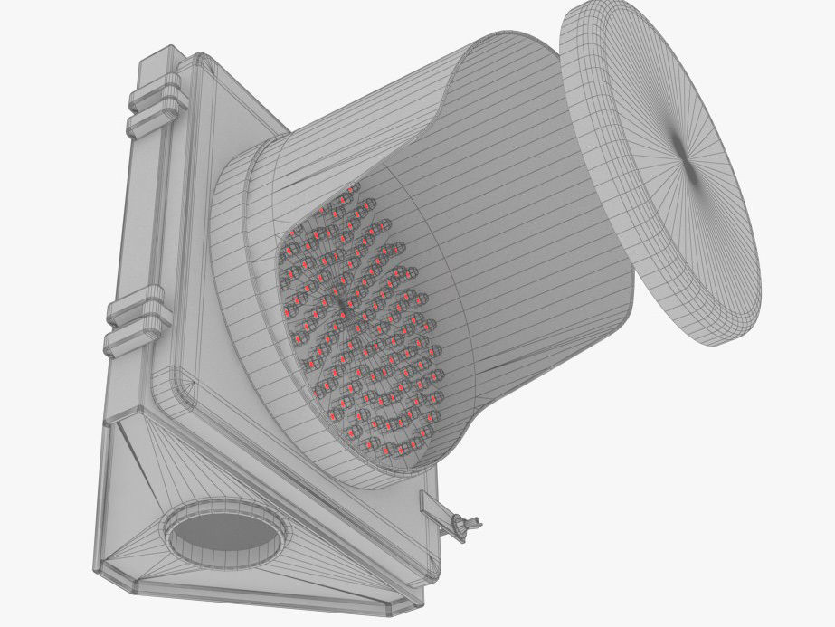 Traffic Lights Set 3D model_52