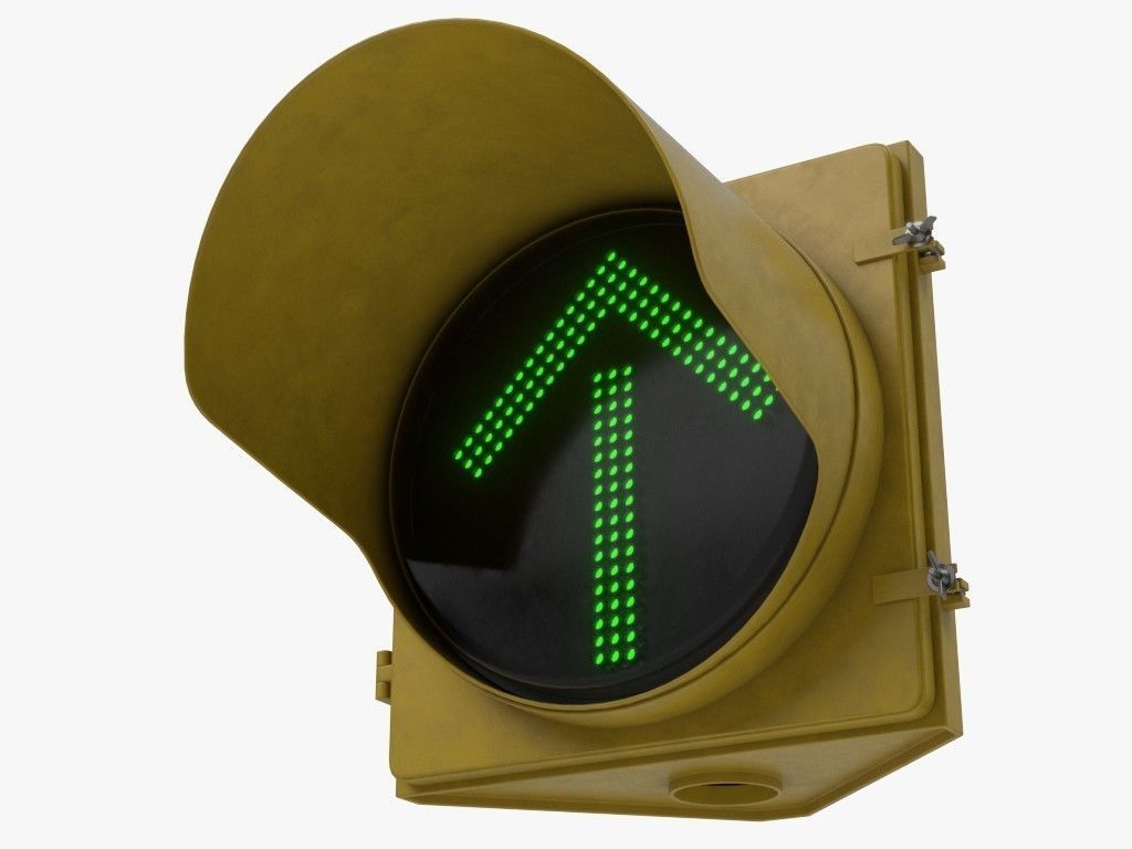 Traffic Lights Set 3D model_18