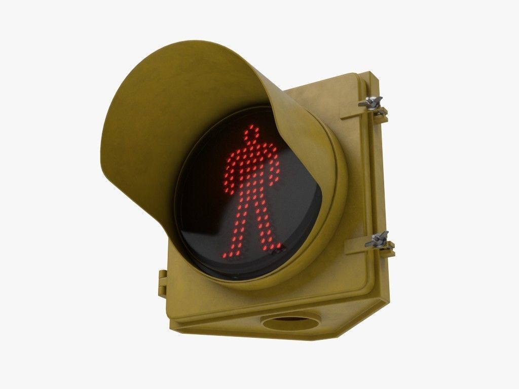 Traffic Lights Set 3D model_12
