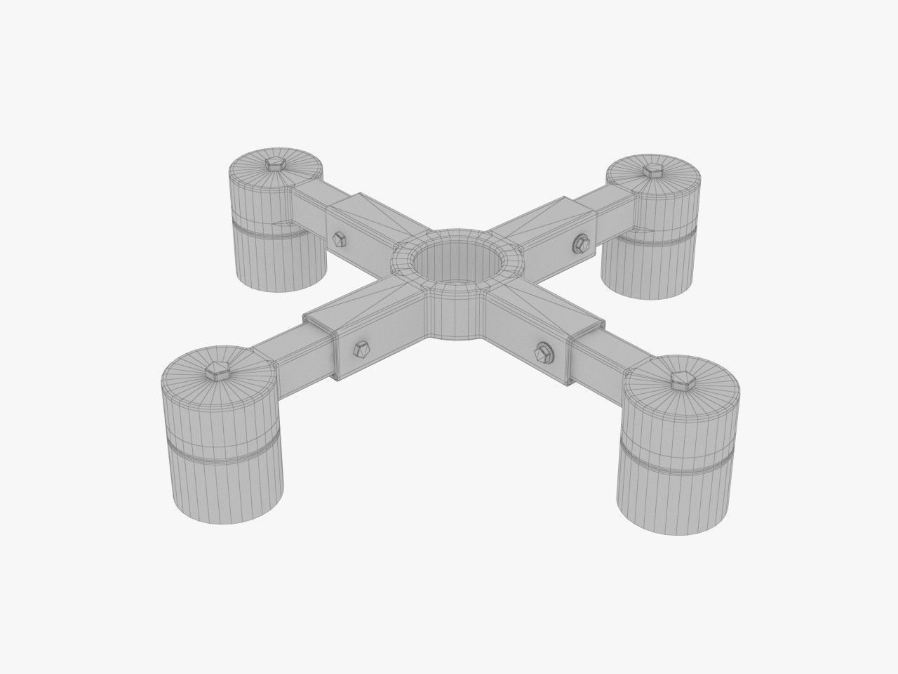 Traffic Lights Set 3D model_36