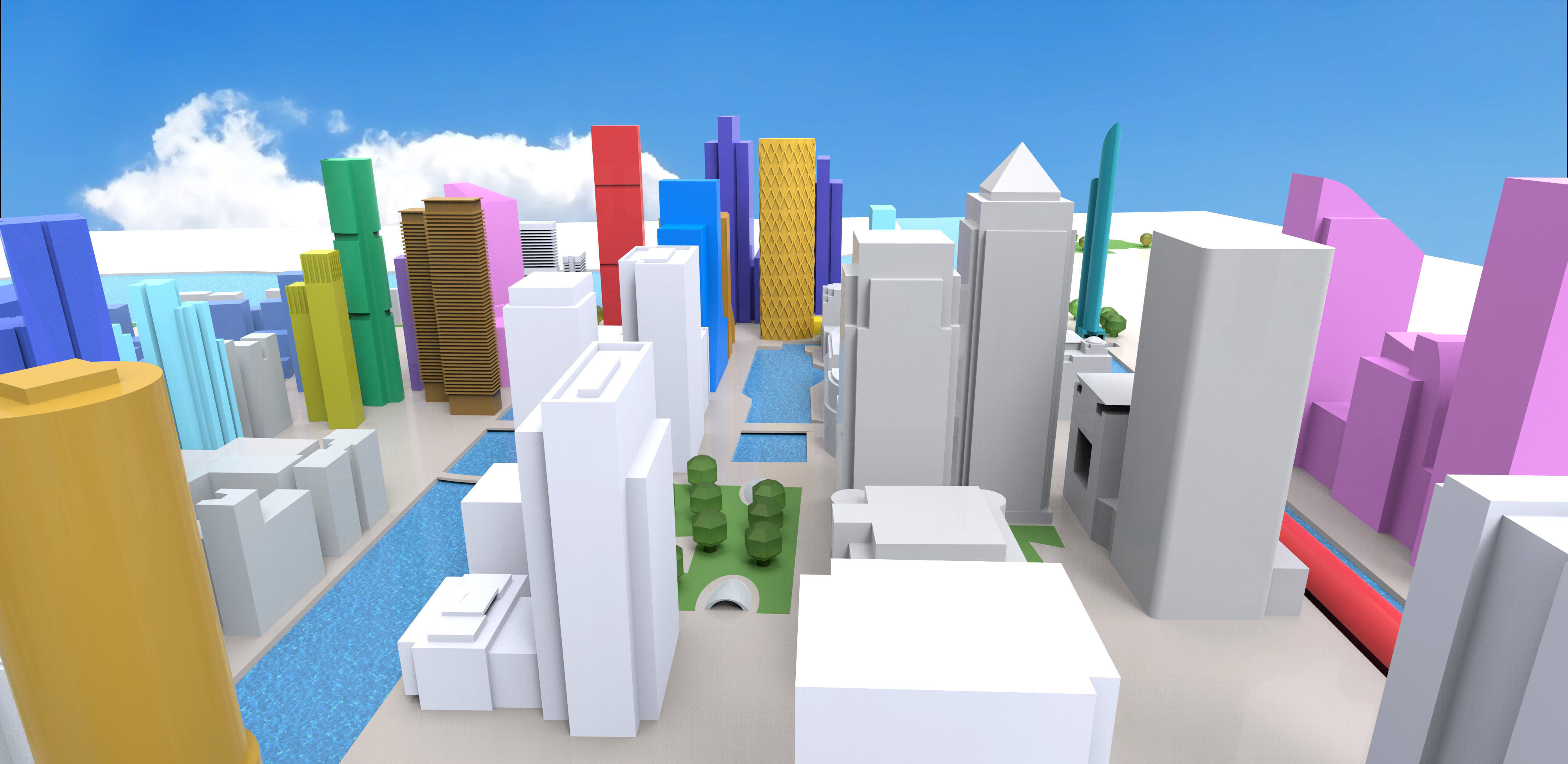 Isle of Dogs Low-poly 3D model_3