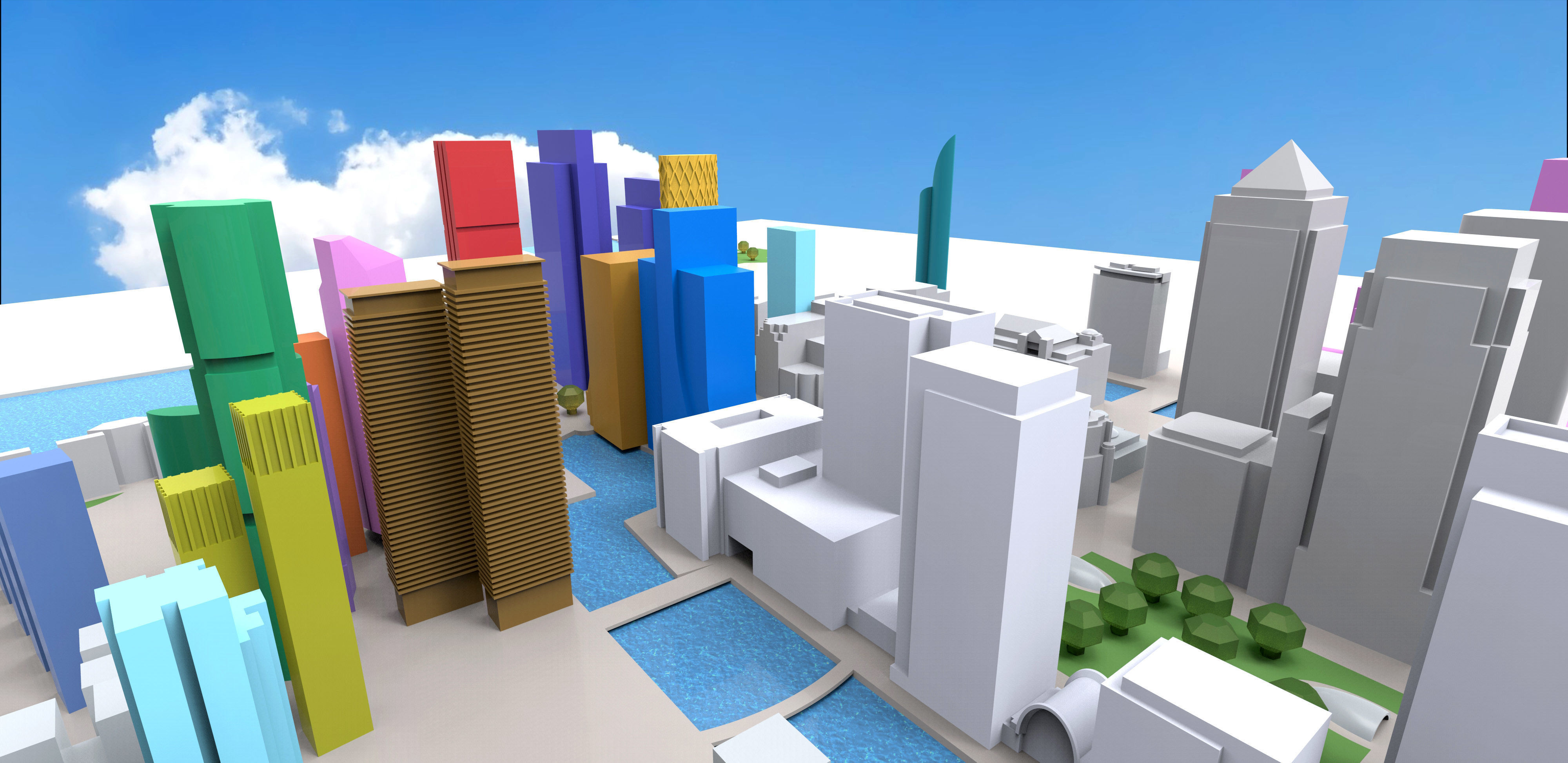 Isle of Dogs Low-poly 3D model_7