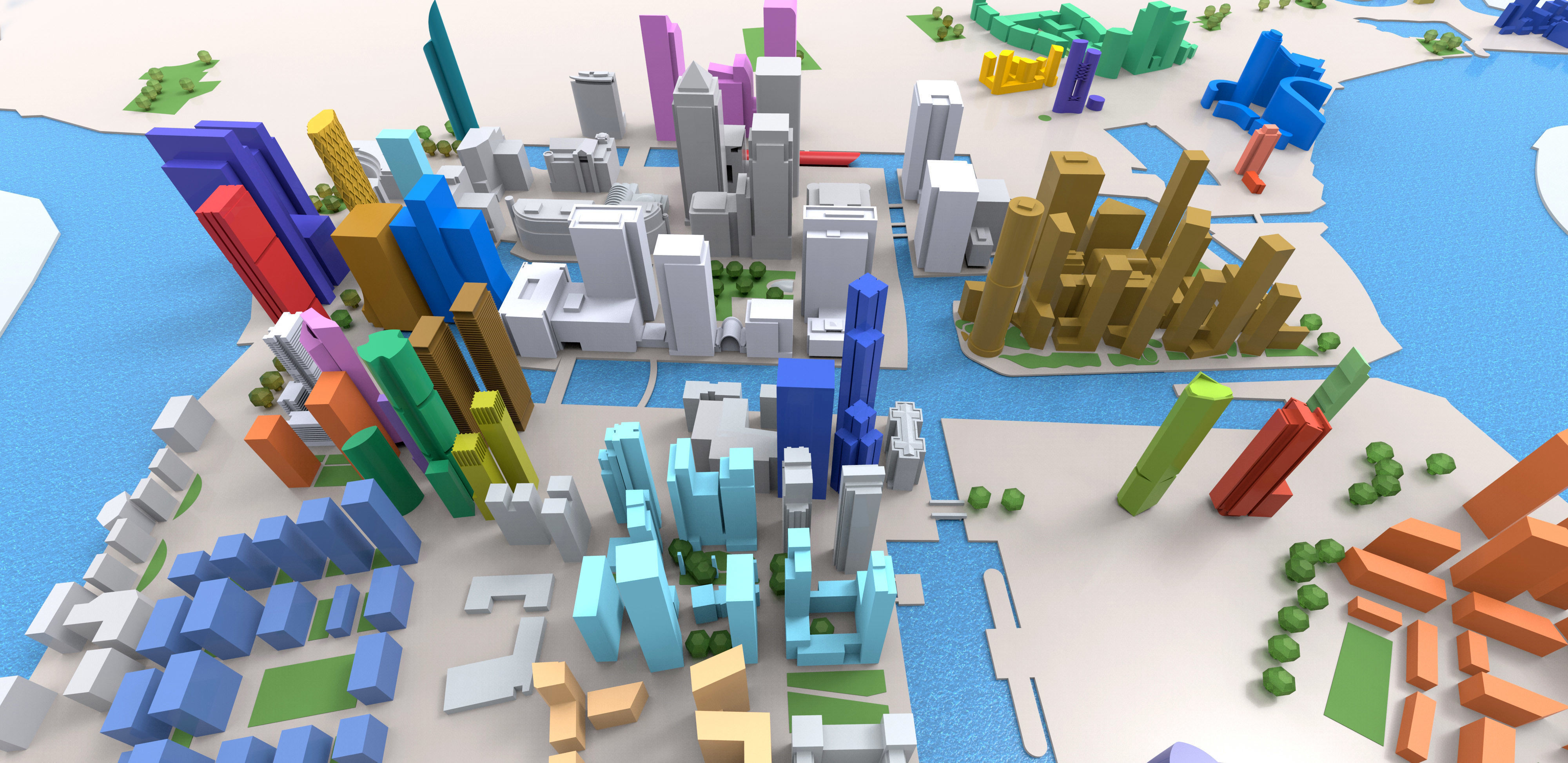 Isle of Dogs Low-poly 3D model_6