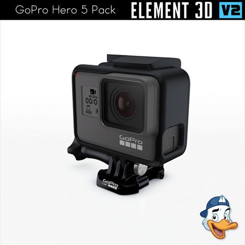 GoPro Hero 5 Pack for Element 3D 3D model