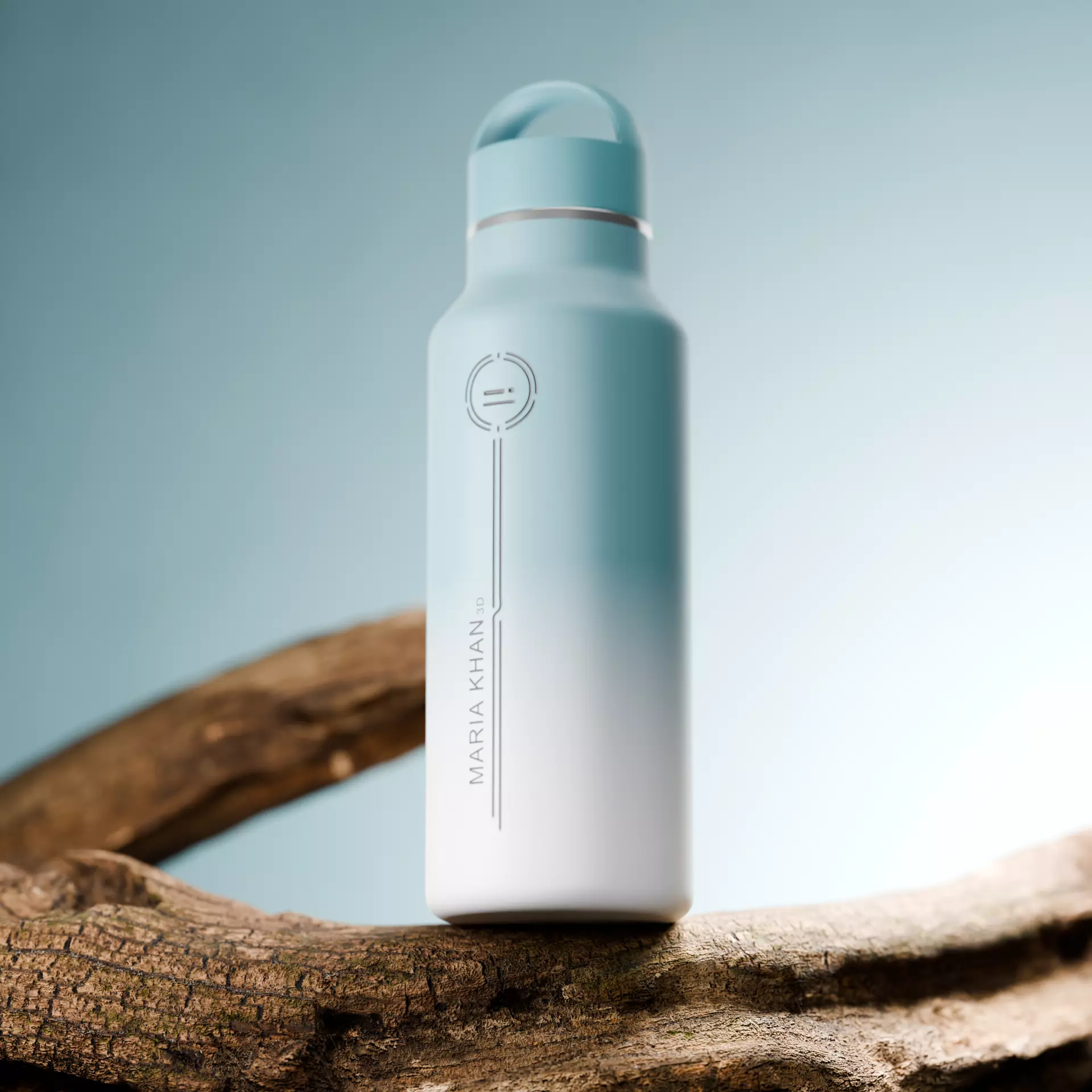 Insulated Water Bottle 3D model