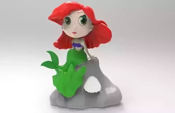 Ariel little mermaid figurine