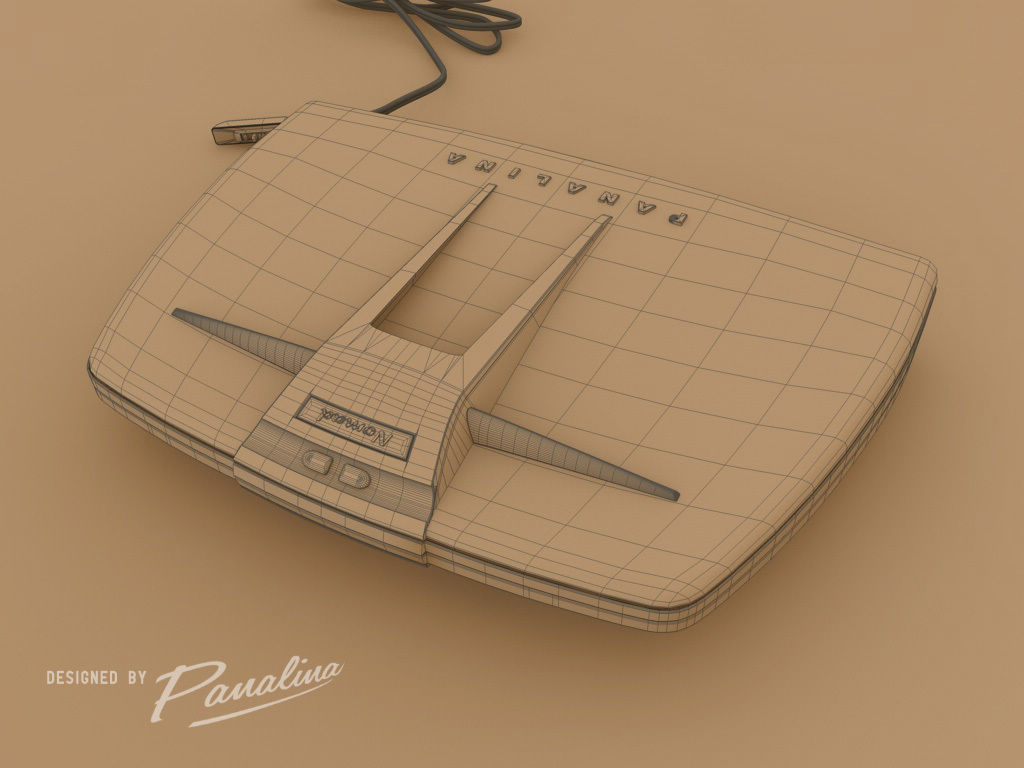 Vintage laptop computer nomad 250GT 1960 - c4d fbx 3ds 3D model_10