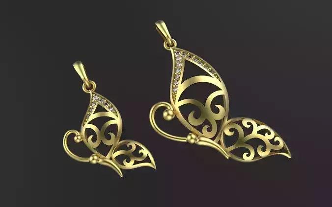 ButerFly Pendants 2 Size 