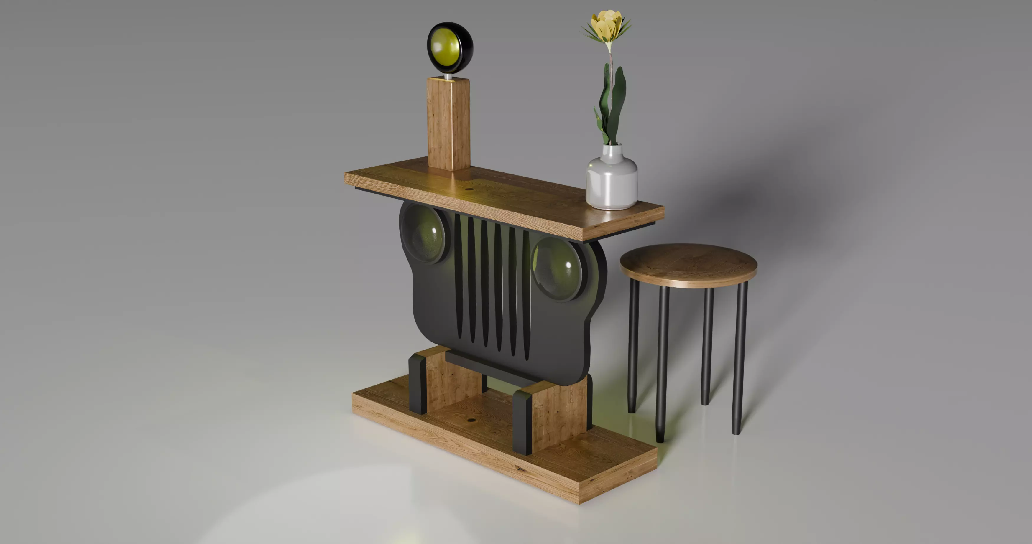 Table 3D model