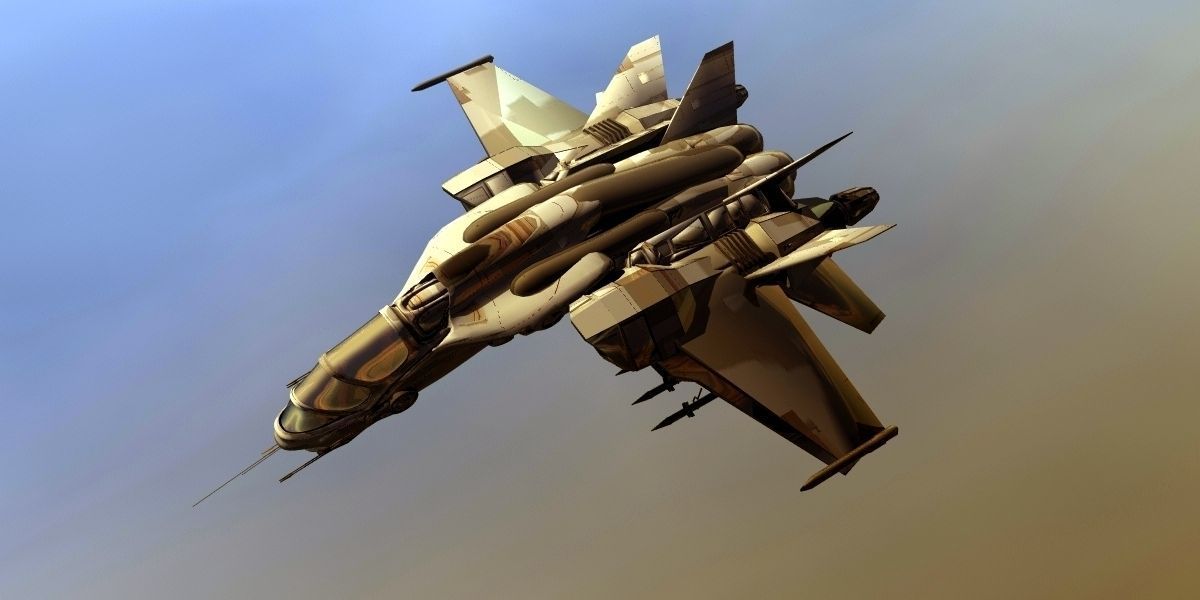 Mx25 Star Fighter 3D model_4