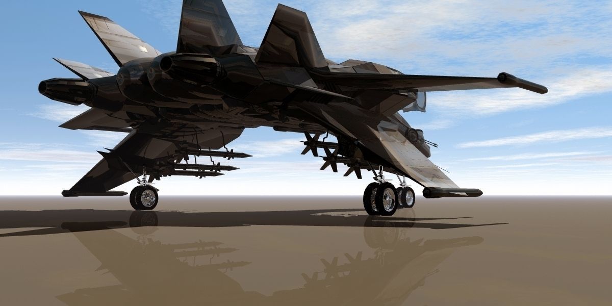 Mx25 Star Fighter 3D model_9