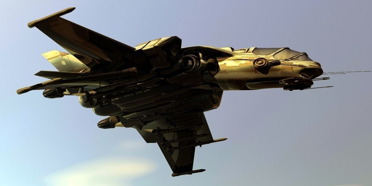 Mx25 Star Fighter 3D model_2