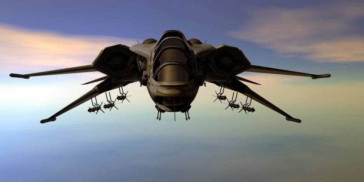 Mx25 Star Fighter 3D model_5