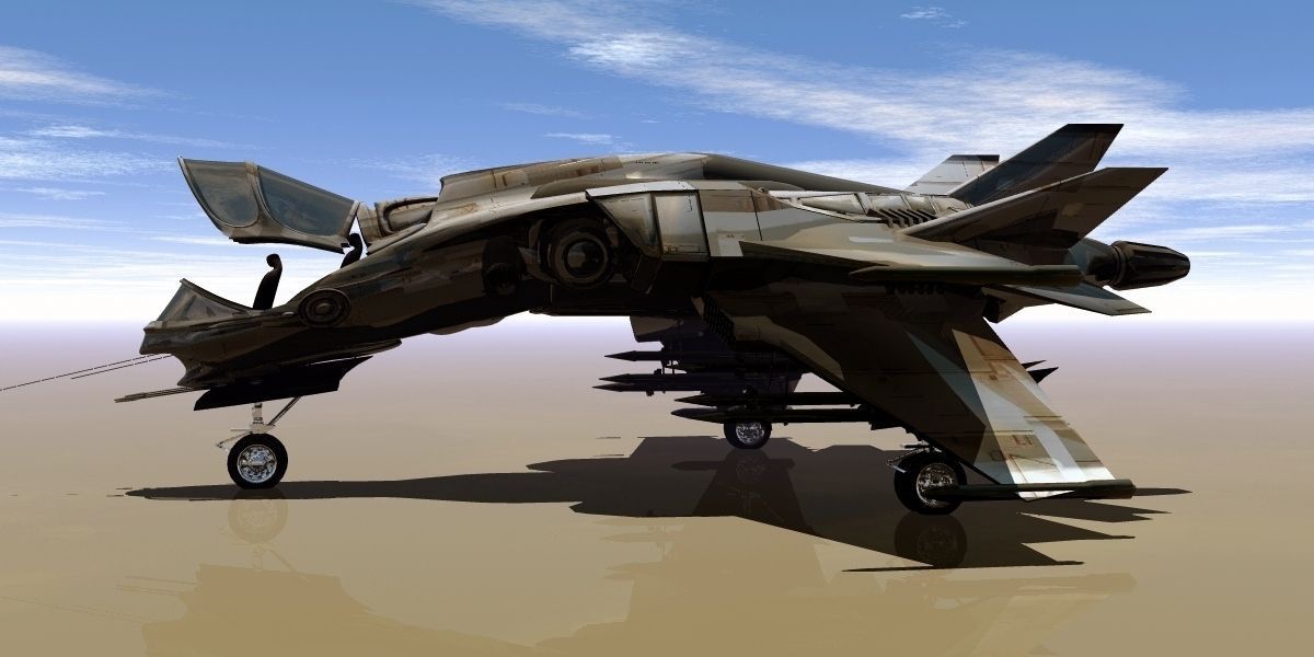 Mx25 Star Fighter 3D model_8