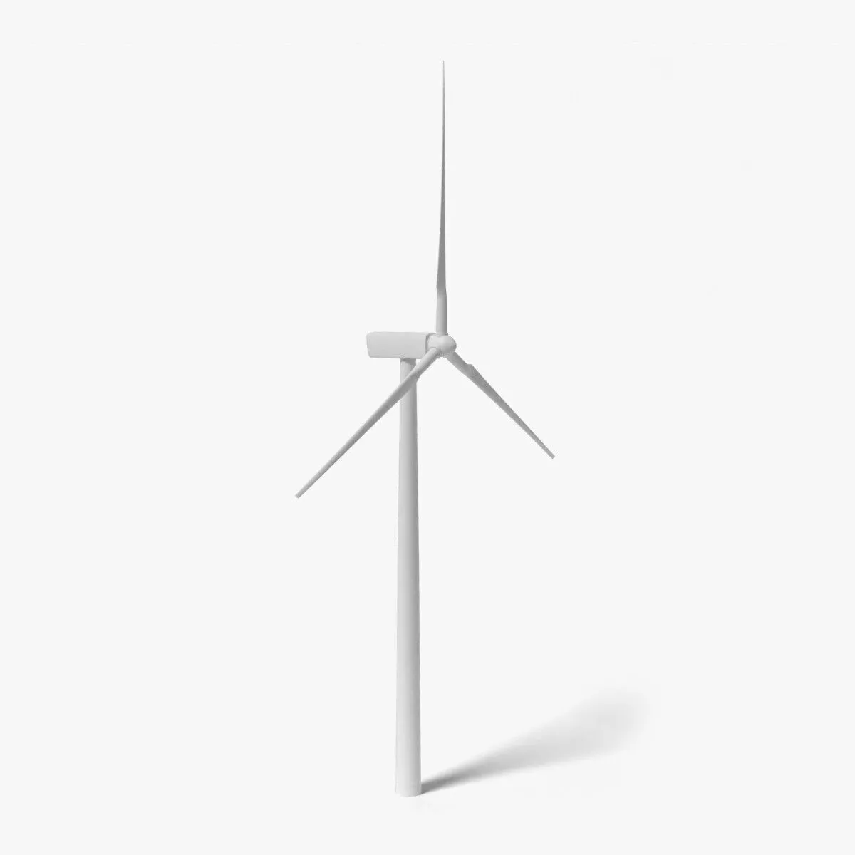Wind Turbine Low-poly 3D model