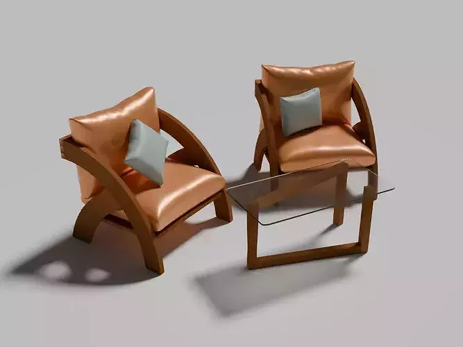Sofa Set 3D model